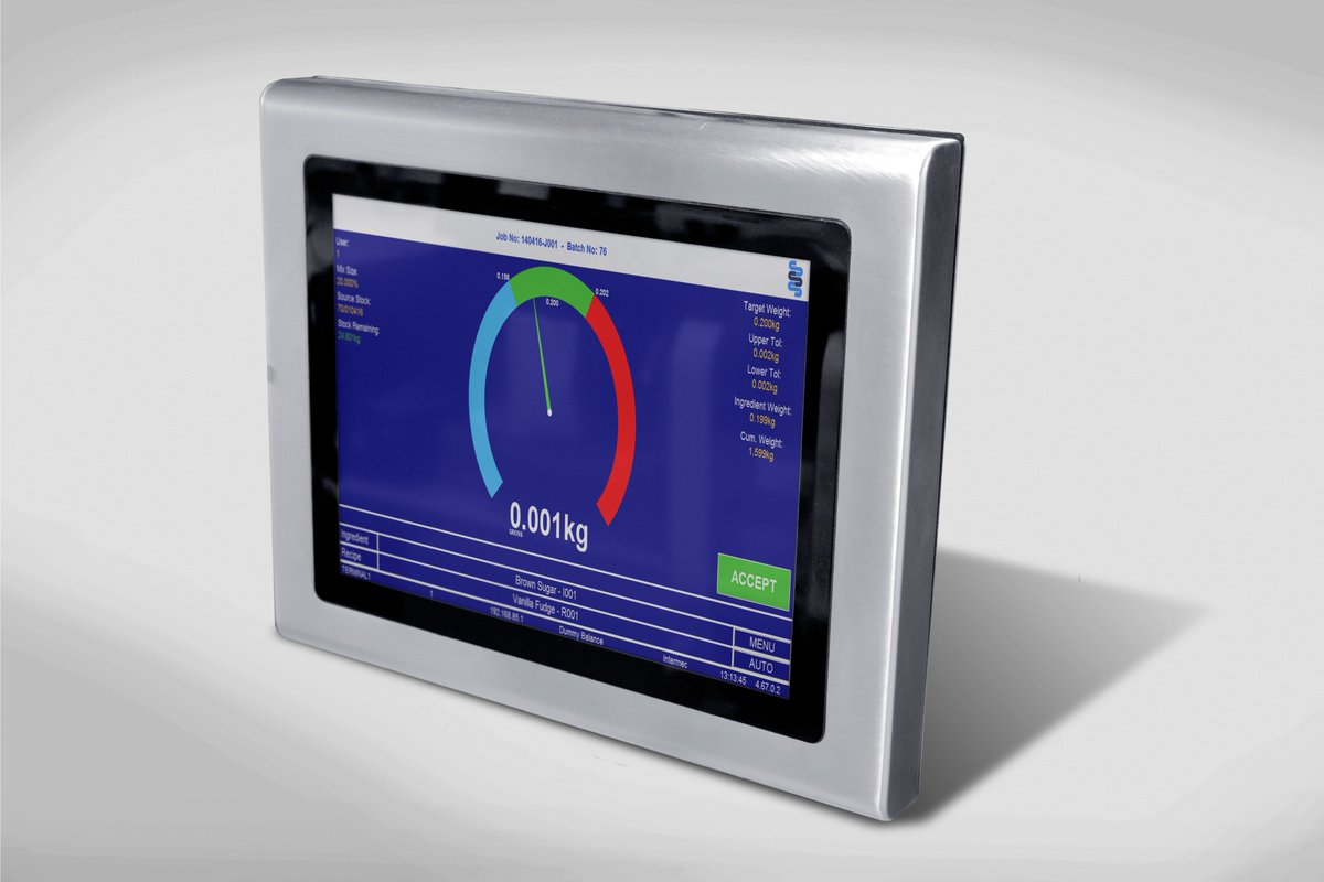 stevenstrc's tweet photo. The Vantage II Touch Screen Terminal gives you complete control of your weigh-up process. Paired with a Stevens Traceability Software setup, you can achieve true traceability and consistency in your product. #traceability #vantage2 #weighscale https://t.co/cPYGK16Od8