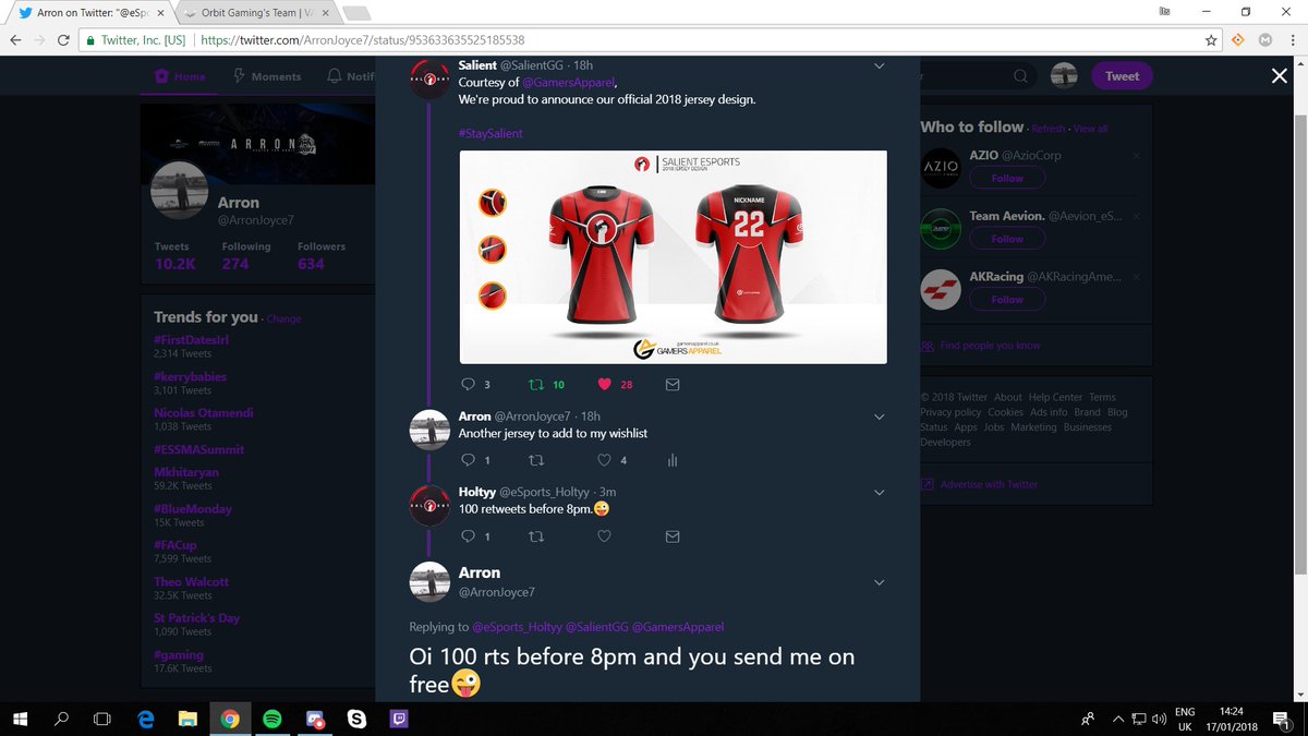 AstricAJ's tweet photo. Help me our rt pls x @eSports_Holtyy @SalientGG https://t.co/JxVGJgJnaM