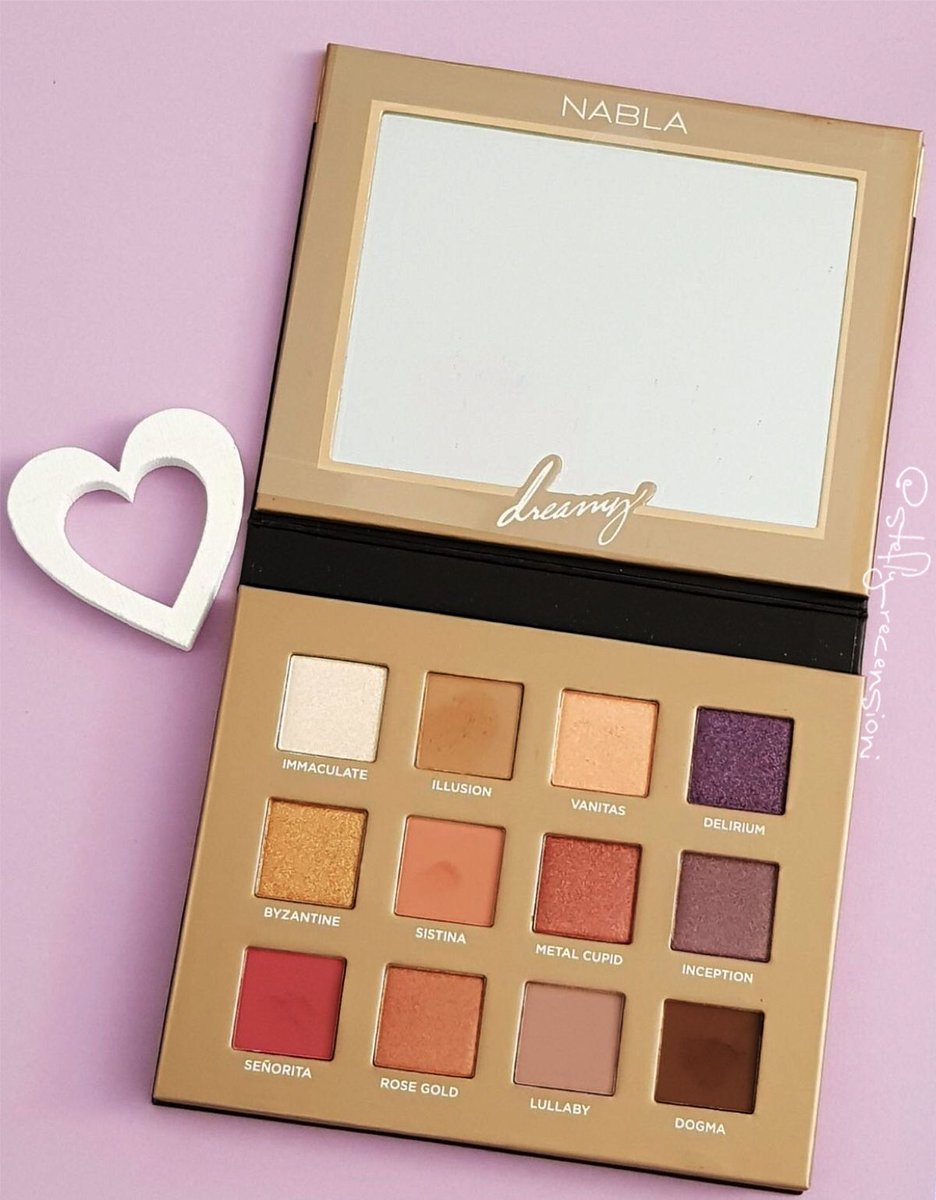 Stedra1's tweet photo. ... #palette #oftheday ... #dreamypalette #nablacosmetics ..
❤️... non credevo potesse piacermi così tanto e invece la uso quasi tutti i giorni
🌸 insomma è scattato l’amore🌸 •
•
•
•
•  #steflyrecensioni #beautyblogger #wanderlust #whatitalyis @NablaCosmetics https://t.co/tNLjX9v6wr