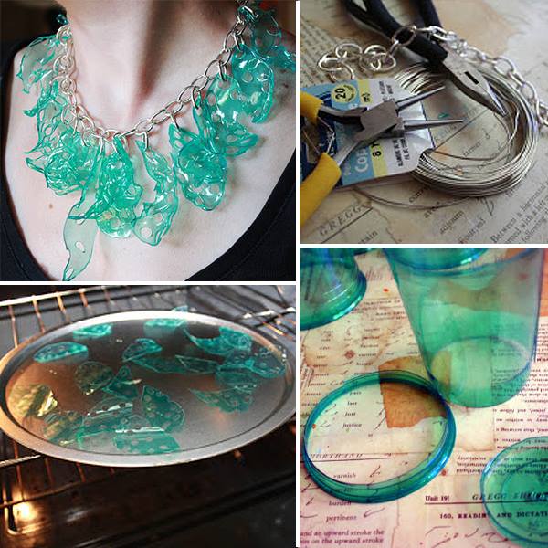 CRTCITIZEN's tweet image. [ DIY ] Candy Jewelry: แก้วพลาสติกไม่ใช้แล้วนำมาทำสร้อยคอเก๋ๆ ใส่ได้นะ #Reuse ht.ly/soif30hPltB