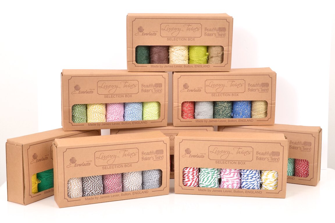 RopeSource's tweet image. We have now introduced a range of Luxury Twine Selection Boxes. Great value packs featuring a cross section of best sellers from each style of our craft twine range. You can view them here rope-source.co.uk/products.php?c…