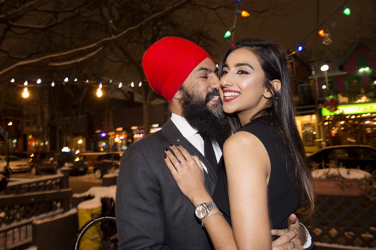 Federal NDP Leader Jagmeet Singh engaged to clothing designer Gurkiran Kaur: bit.ly/2DmbV7c https://t.co/FzvWS7Ar9e