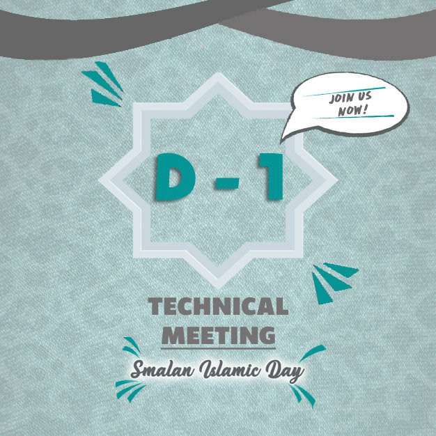 ⚠H-1 TECHNICAL MEETING⚠

Hi guys!✨ Gak kerasa nih udah H-1 Technical Meeting SMALAN ISLAMIC DAY IX! Bagi yang belum mendaftar, Ayooo! segera mendaftar sebelum terlambat😆😆