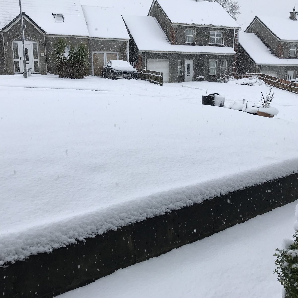 mcq_claire's tweet photo. The joys .... #SnowNI https://t.co/bjxMOvBtxk