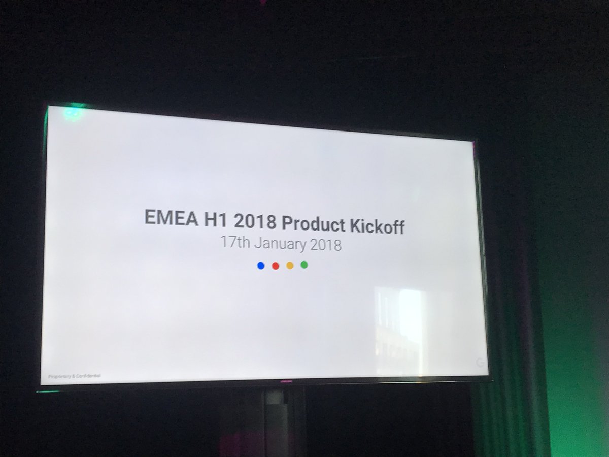 AdaptWorldwide's tweet image. Exciting changes coming out of #Google&apos;s EMEA 2018 Product Kickoff today - we can&apos;t say much, but so far we&apos;re seeing changes to #SmartBidding, #DynamicSearch and #DBM algorithms and reporting.