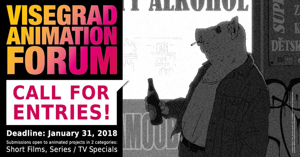 Are you a director or a film producer? Is your project still in development? We have some exciting news for you: #VisegradAnimationForum announces call for submissions for animated projects from Central and Eastern Europe.The deadline is January 31!  bit.ly/2mG8mOB