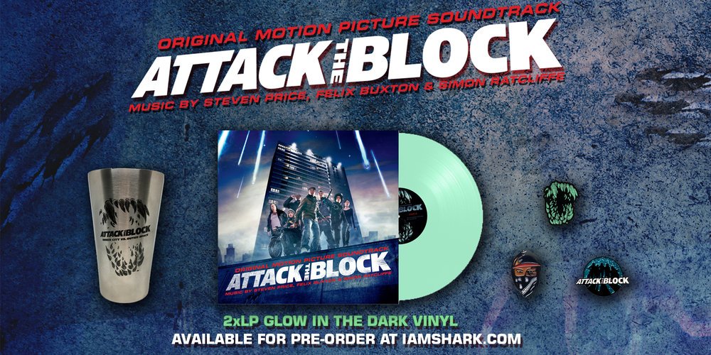 bigtalk's tweet image. Attack The Block fans: I AM SHARK are releasing an amazing new glow-in-the-dark vinyl set, available for pre-order now! iamshark.limitedrun.com/products/60780…