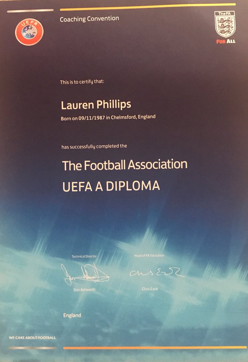 This has finally arrived after what has seemed forever #itsofficial #UEFAAlicence ⚽️