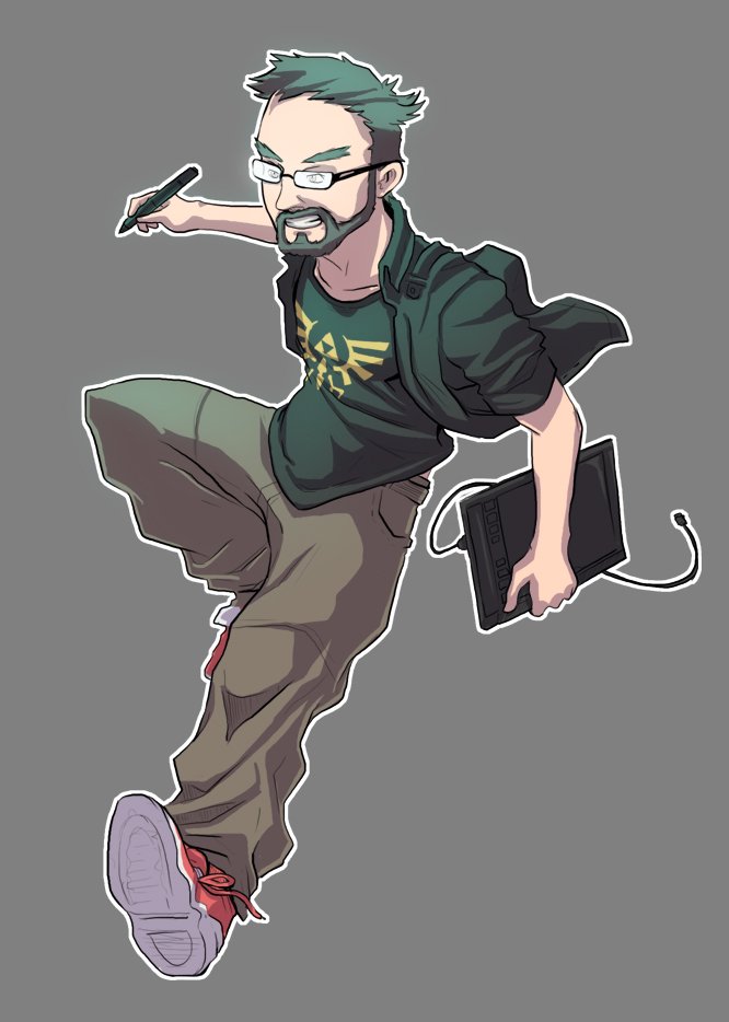 Malchion's tweet photo. I got bored, so I drew myself in 20 minutes!
#artistsontwitter #sarrus https://t.co/q01EZ9h00z
