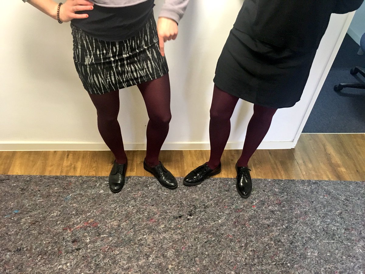 Partner-Look in der ZEIT Campus Redaktion: Redakteurin <a href="/FrauPepa/">Josefa Raschendorfer</a> &amp; Grafikerin Beate Zollbrecht