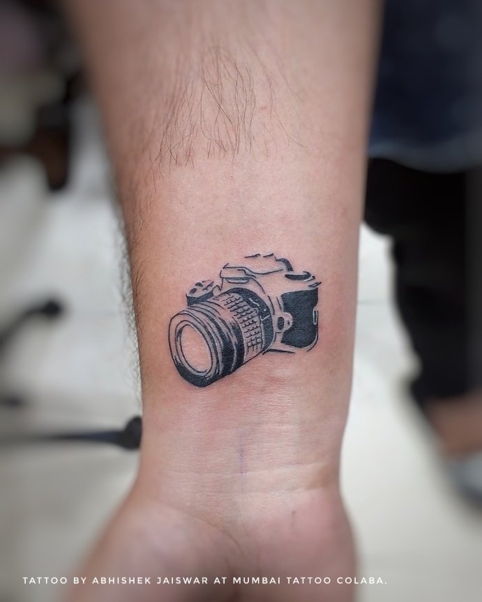 Old Canon Camera Tattoo ~ z Tattoo Geek - Ideas for best tattoos