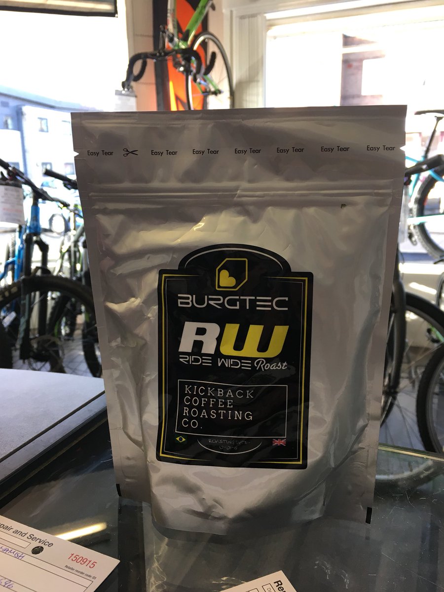 The boys at <a href="/Burgtec/">Burgtec</a> looking after their dealers! Hopefully it’s as good as their bars/stems/chainrings etc... #burgtec #ridewide #coffee
