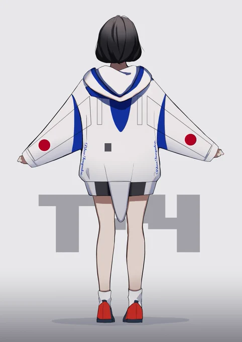 #戦闘機になれるパーカー
要望が多かった曲技飛行隊になれるパーカー(T-4)
ゼッケン選択が醍醐味 