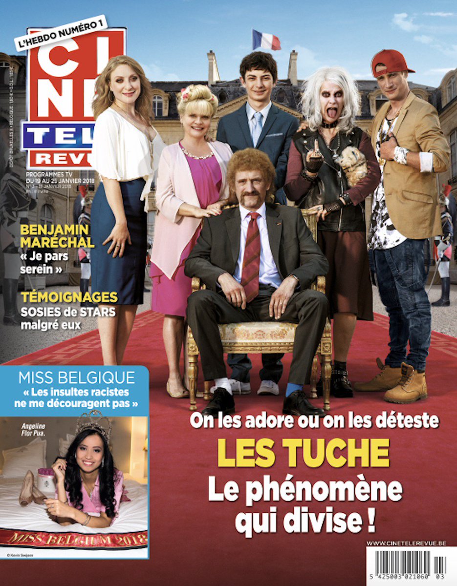 cinetelerevue's tweet photo. Dès ce jeudi 18 janvier, dans votre nouveau numéro...
#LesTuche le retour, portrait de #MissBelgique, #Downsizing ou comment protéger la planète, pourquoi #BenjaminMarechal quitte "C'est vous qui le dites" #CVQLD & #TheVoiceBE : Matthew Irons poussera-t-il BJ vers la sortie ? https://t.co/CyynZbKMfZ
