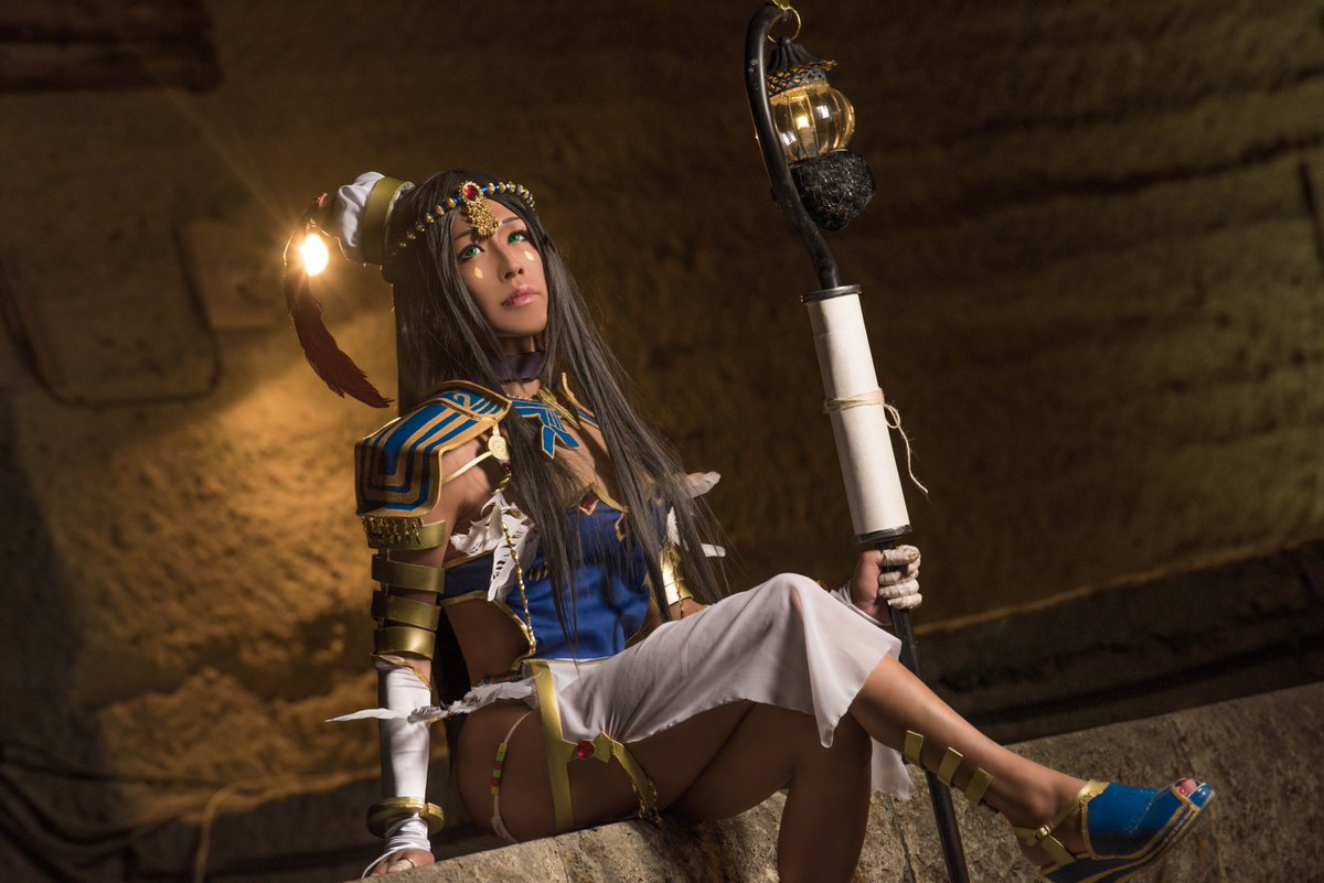 ヒロ コスプレ Fate Grand Order 伝承地底世界 アガルタ 千夜一夜 不夜城のキャスター ヒロ Photo 師匠 Sh1sh0u Camera ロケ地 Cosnavi1