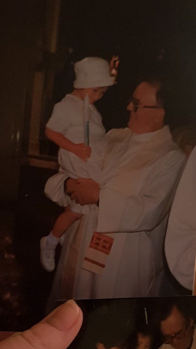 NursepollyRgn's tweet photo. He held her in his arms in the hospital after she was born, he was such a good friend to both of her grandads for years before she came along and was so so lovely to me when I was pregnant, he christened her and then 26 yrs later he married her 💙💚💖💜🧡❤️ #frjoe #mountargus https://t.co/OpXVDBtmou
