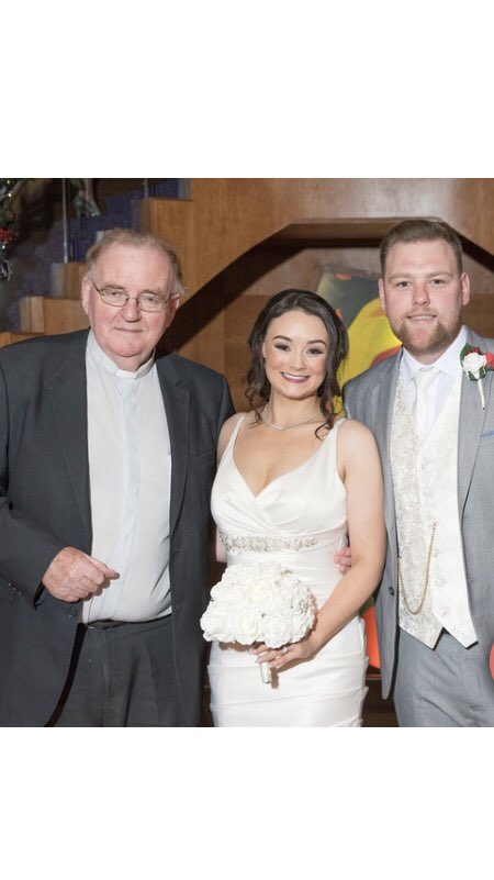 NursepollyRgn's tweet photo. He held her in his arms in the hospital after she was born, he was such a good friend to both of her grandads for years before she came along and was so so lovely to me when I was pregnant, he christened her and then 26 yrs later he married her 💙💚💖💜🧡❤️ #frjoe #mountargus https://t.co/OpXVDBtmou