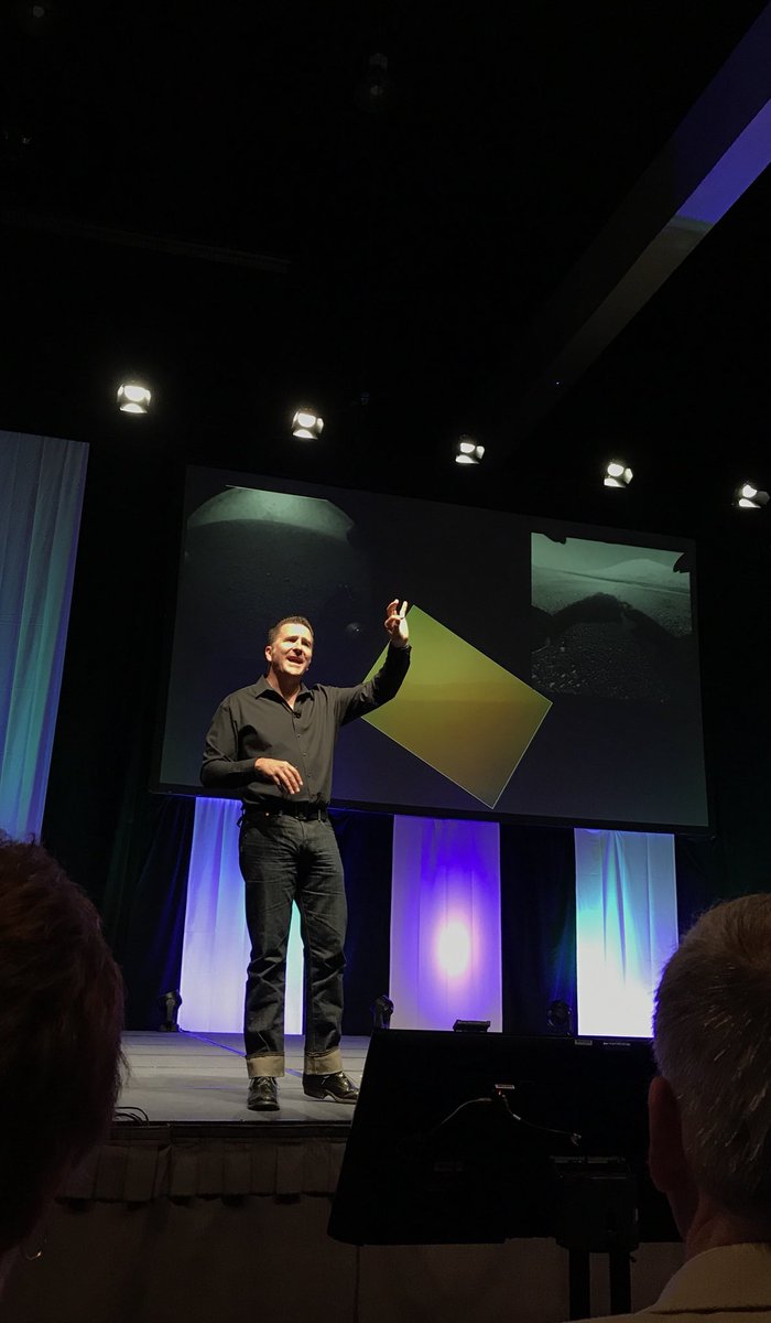 __SOTR__'s tweet image. This Week: @steltzner delivering #keynote for #IMSH2018 #Curiosity #Mars (photo cred. @DaynaDsSim)