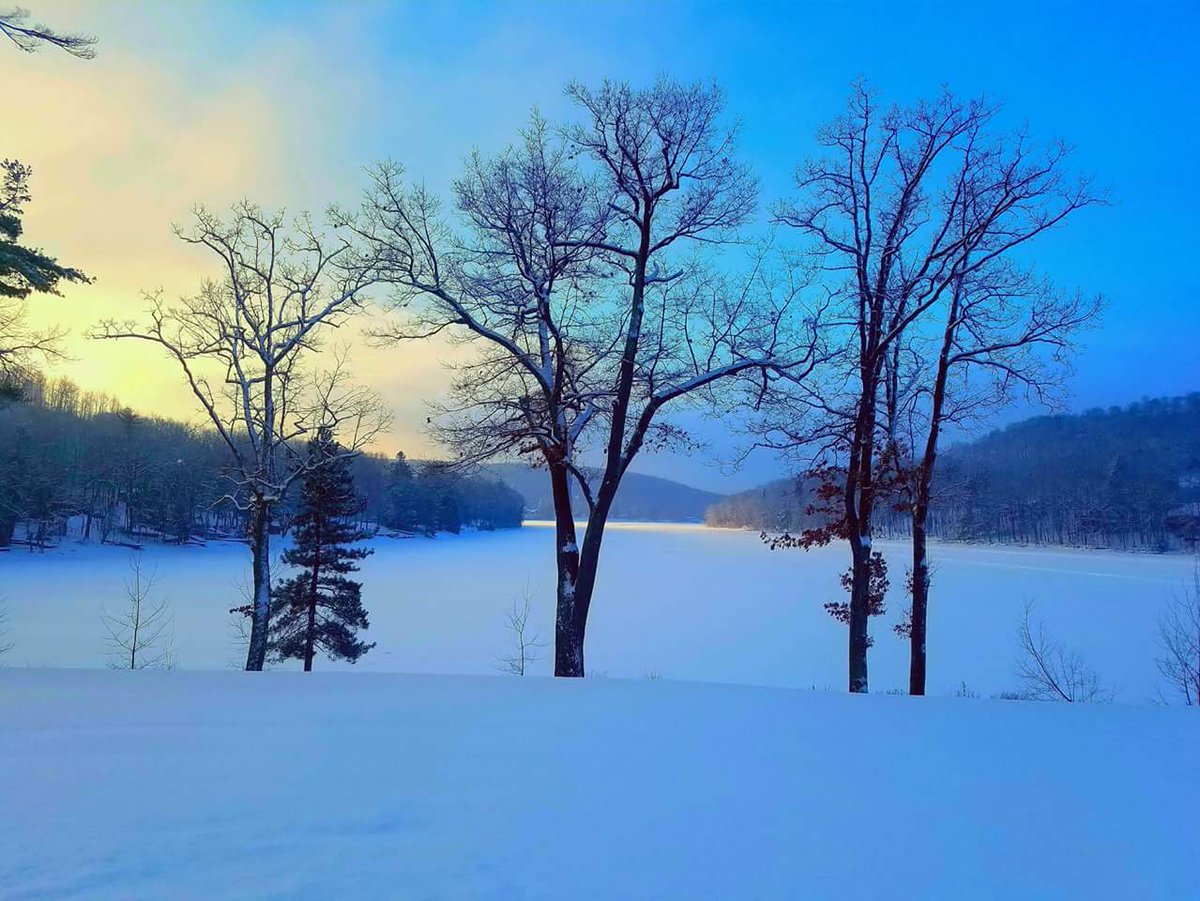 Fresh snow from yesterday and last night