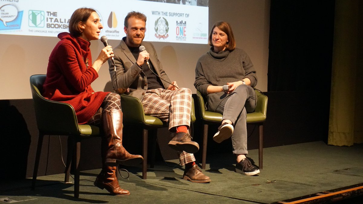 CinemaItaliaUK's tweet photo. Amazing #soldout night at @RegentStCinema with #SharpFamilies and #ArrivederciClerkenwell. Thanks to #PatrickGrassi, #NicolaGallani and @luisapretolani for the Q&A, @italianbookshop for the support and @EtnacoffeeNet for the food. Photos by #FilippoGuarna and #PaoloValenti. https://t.co/wNFV8RdWc0