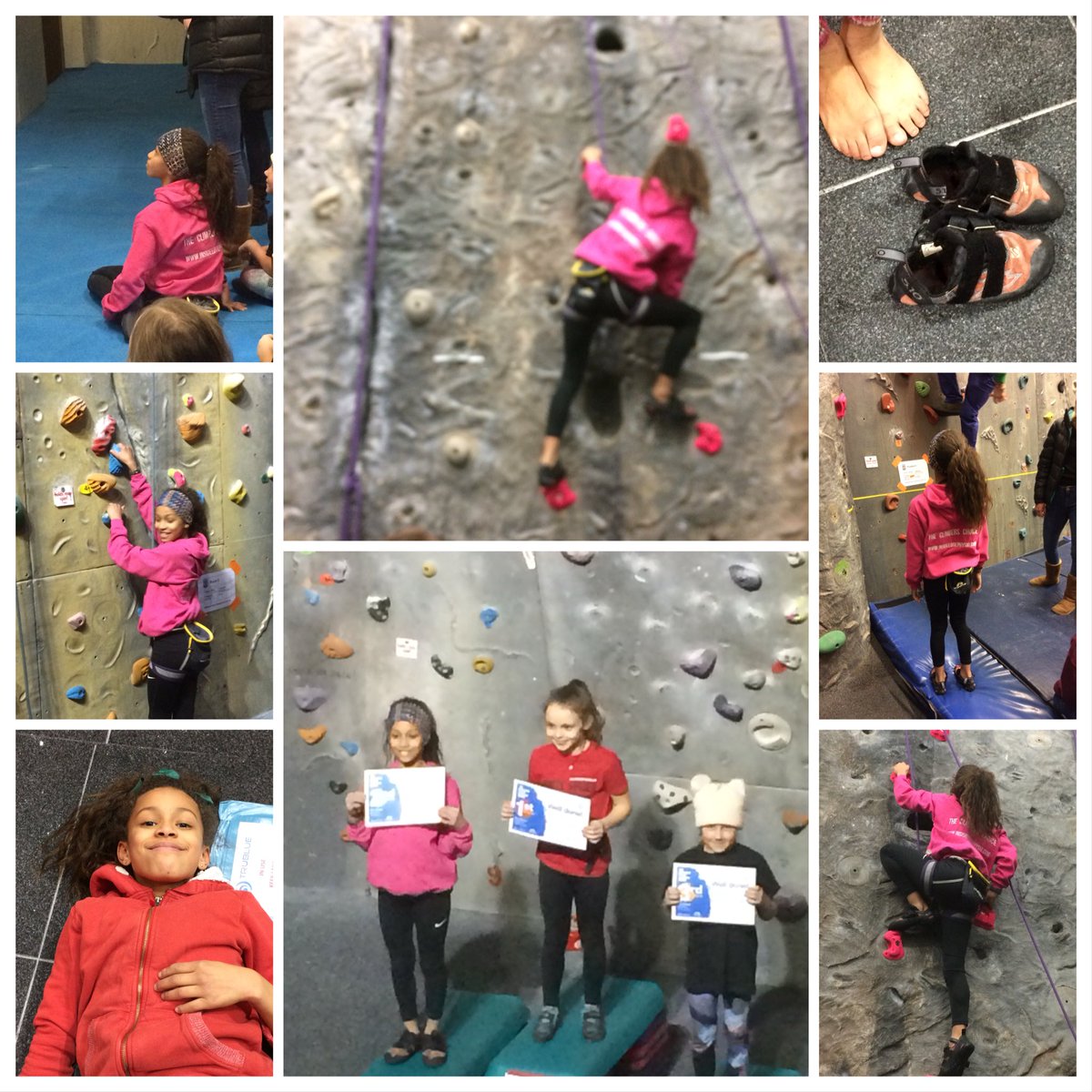 consultantPT's tweet photo. How cool is it when you dad is on tap to deal with all your Physiotherapy and conditioning needs.. #climbing #climbingtraining #climbingphysio #insideedgephysiotherapy https://t.co/EFmKZVEW0B