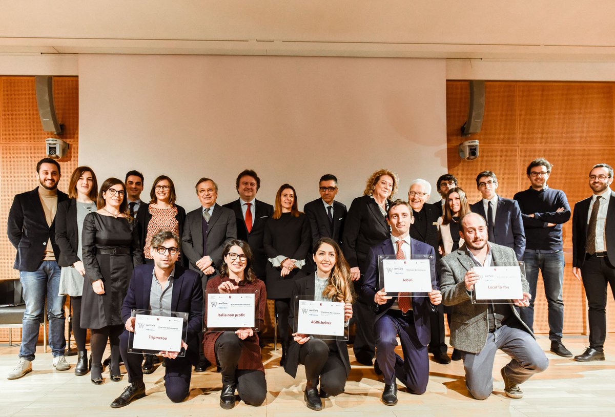 Abbiamo finalmente scoperto i vincitori di Welfarecheimpresa, il bando per sostenere i migliori progetti di welfare di comunità: <a href="/Italianonprofit/">Italia non profit</a>, <a href="/Jobiriofficial/">Jobiri</a>, localtoyou.it, Tripmetoo, AGRIshelter. Congratulazioni!