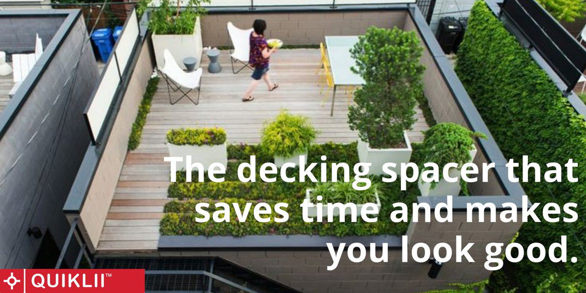 QUIKLII_UK's tweet photo. Awesome decking ideas......   #Quiklii   The decking spacer that saves time and makes you look good.  https://t.co/O6RLskEZ7f https://t.co/yVl5n0HifD