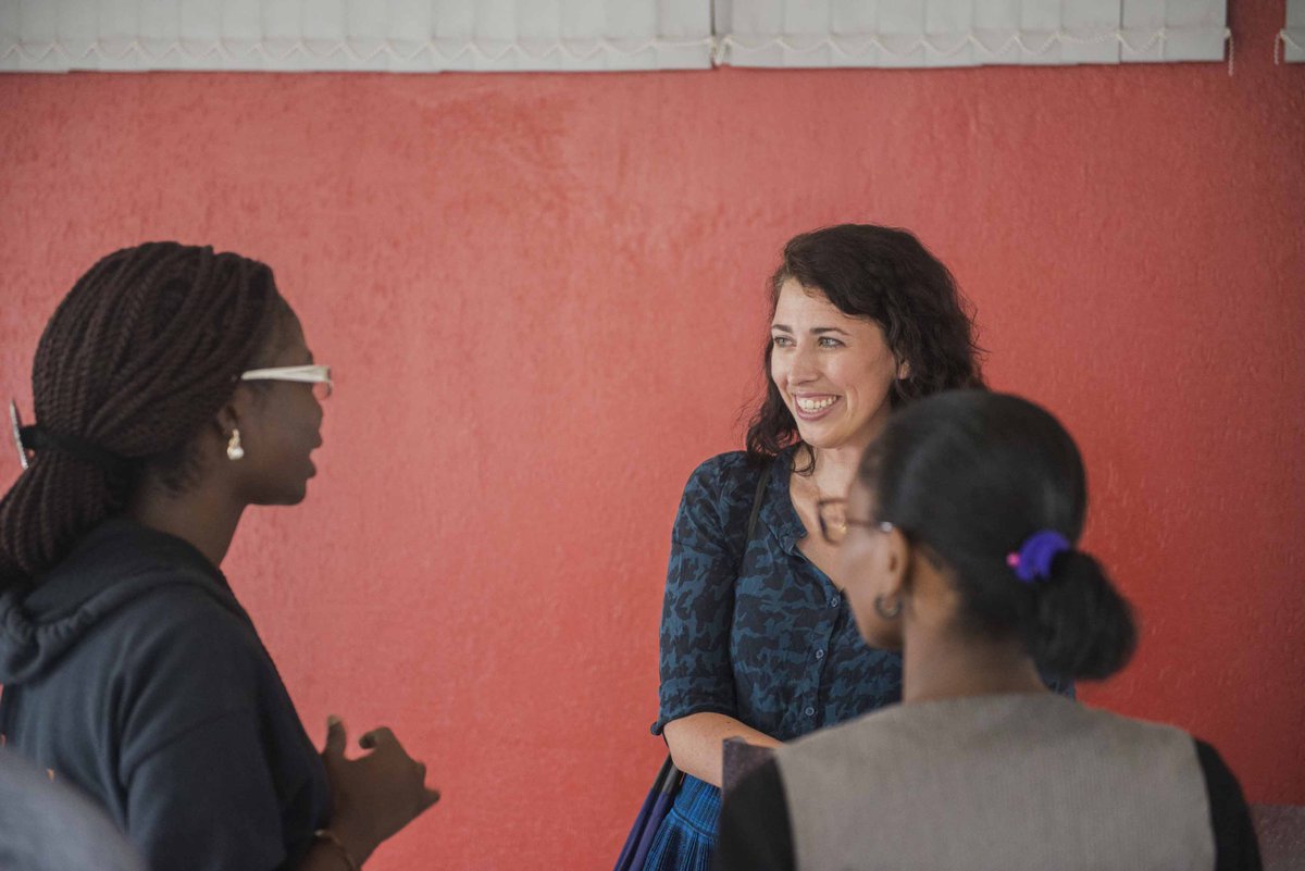 cmu_africa's tweet photo. Prof. Amy Ogan, Assistant Professor in the Human-Computer Interaction Institute at @CarnegieMellon a seminar on "RoboTutor: A vision for delivering localized literacy and numeracy education". Visit our Flickr for more photos https://t.co/UFBfeIWlKq #CMUTalks #CMU-Africa https://t.co/DoeT3t7Me7