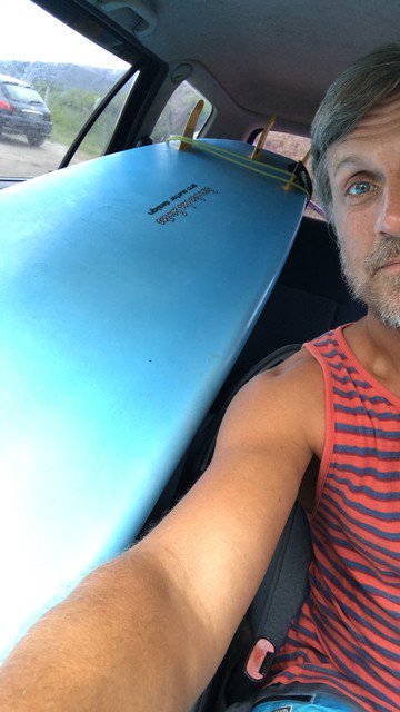stevenredant's tweet photo. Today I surfed with 2 dolphins 🐬, 10m left from me. It was just magical. I got so excited I was screaming in disbelief. I enjoyed it even more because of this funboard designed by @evandrosantos41. It’s my perfect match. #TheRedAnt #dolphins #surf #gaysurfer #magical #wildlife https://t.co/TGcuSY7uKp