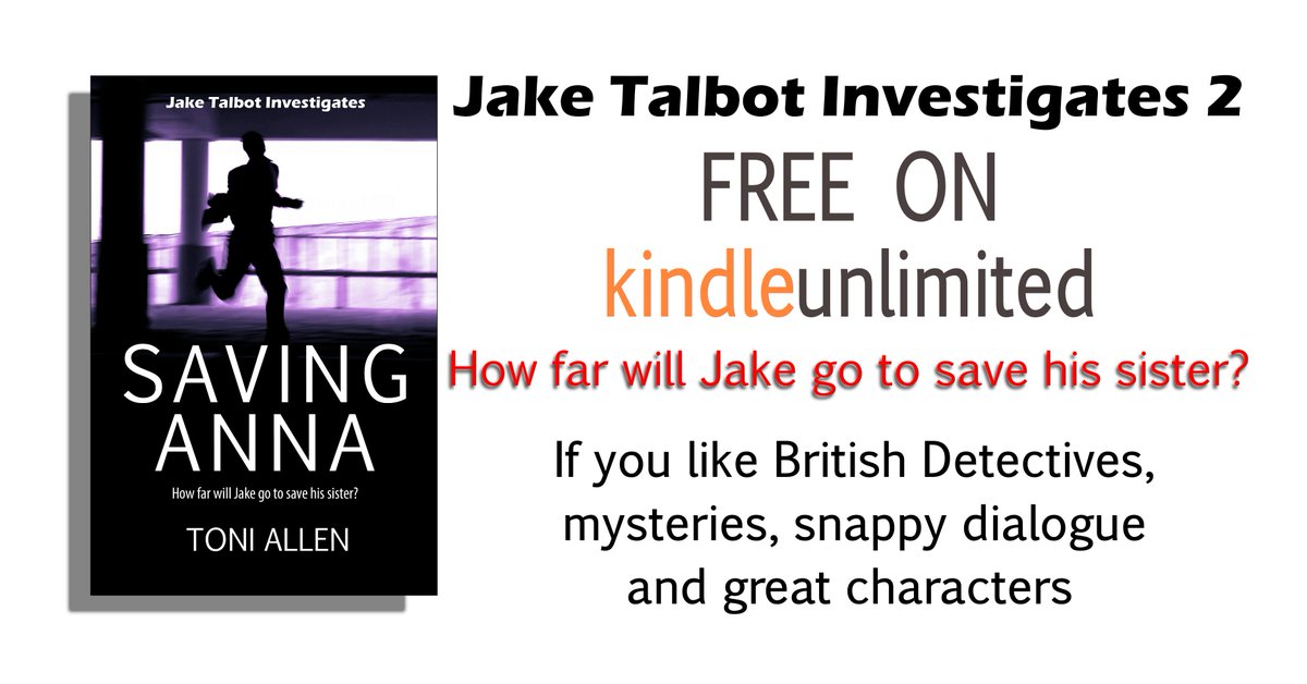 ‘Just as good as the first book if not better!’ 
  Goodreads review - Saving Anna
  bit.ly/savinganna
  #IARTG #mystery #KU #Kindle #Britishdetective #BookBoost