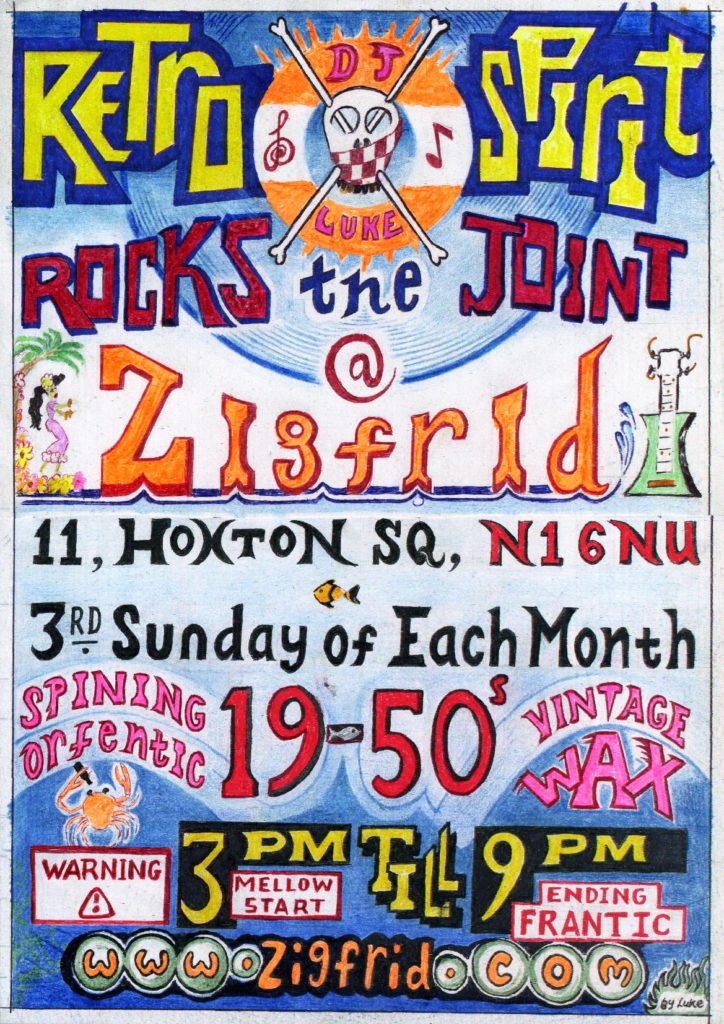 zigfridhoxton's tweet photo. Vinyl only vintage rock n roll this Sunday 21st Jan. 3pm with DJ Retro Spirit on the Ziggy decks! We got pizza and pints of stuff...free entry @zigfridhoxton 
.
#rocknroll #vinyl #dj #hoxtonsquare #rockabilly #RnB #vintage #retro #beer #pizza #zigfrid #eastlondon #London https://t.co/cjtsydwJgR