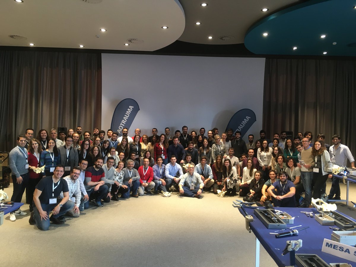 #AOTBCN18 <a href="/AO_spain/">AO Trauma España</a> Gracias a todos los participantes. Habéis hecho que sea un curso excelente