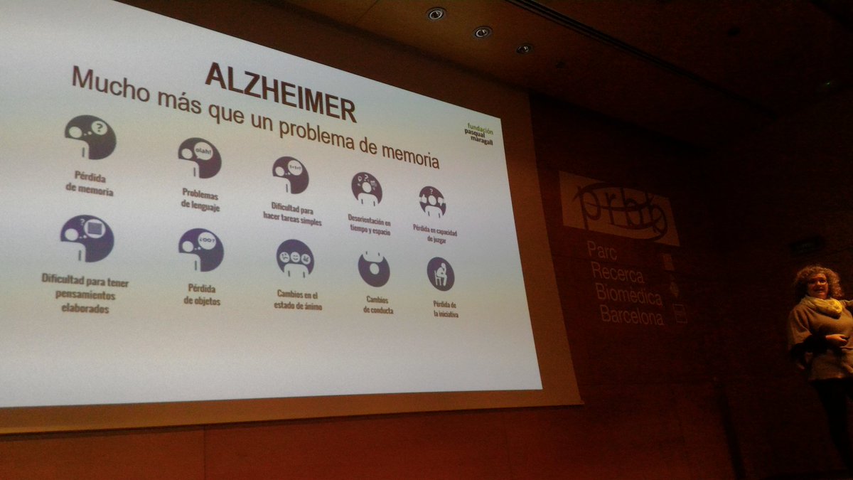 mmart746's tweet photo. Avui a l'auditori de @the_prbb assistim amb alumnat de 1r i 2n de Biologia de #Batxillerat a la xerrada sobre la malaltia d'Alzheimer: què sabem i què volem saber? a càrrec de Nina Gramunt, neuropsicòloga i investigadora de @fpmaragall #ISEulàlia #ISE1718 #BioBAT #pasturant #PRBB https://t.co/o3y0ZrSQvM