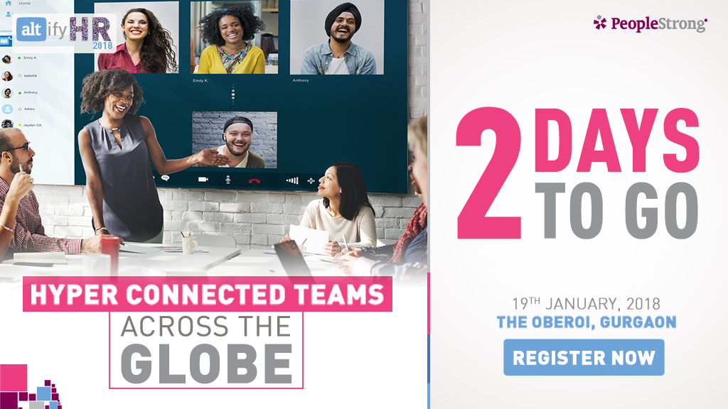 peoplestrong's tweet photo. Just 2 days to go! The #BornFreeWorkforce demands a #ConnectedWorklife. Join us for #AltifyHR2018 and experience what the #FutureOfWork holds. Click here to register now: https://t.co/t9XJgg8d62 #HRTech https://t.co/myEoWahd44