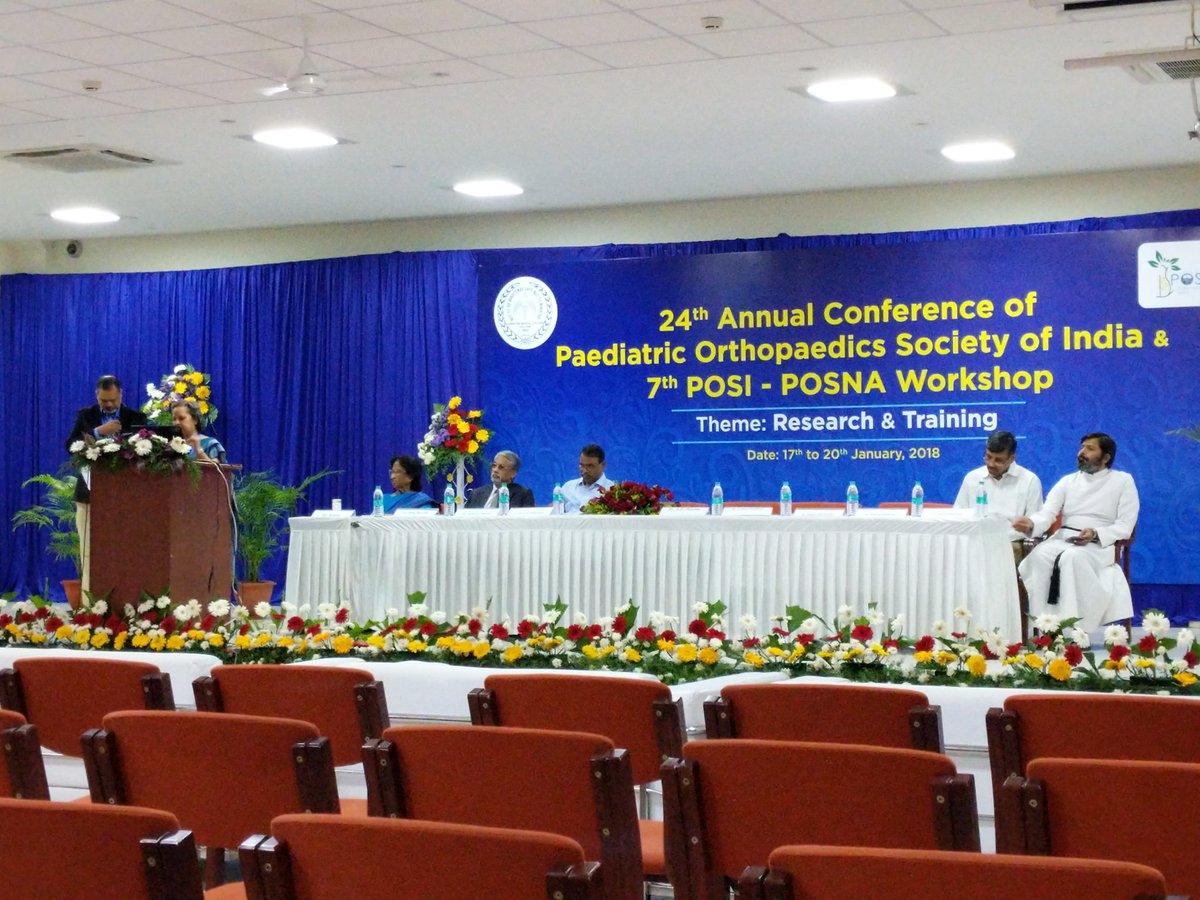 POSICONINDIA's tweet photo. Time for the inauguration of POSICON 2018 @christianmedicalcollegevellore! 
Prof. Vrisha Madhuri delivering the welcome address @POSICONINDIA #posicon2018 https://t.co/Qcc9oWjr5K