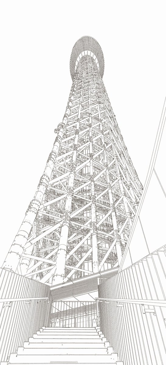 夕凪 Twitterren 過去絵を投下して絵を描いた気になろうキャンペーン タワーシリーズ 東京スカイツリー 江の島灯台 京都タワー 今年は東京タワーを描きたい所存なので提供して下さい 懇願