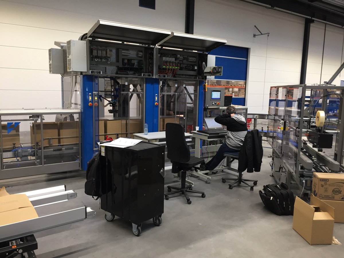Testing a new machine #casepacking #testengineer