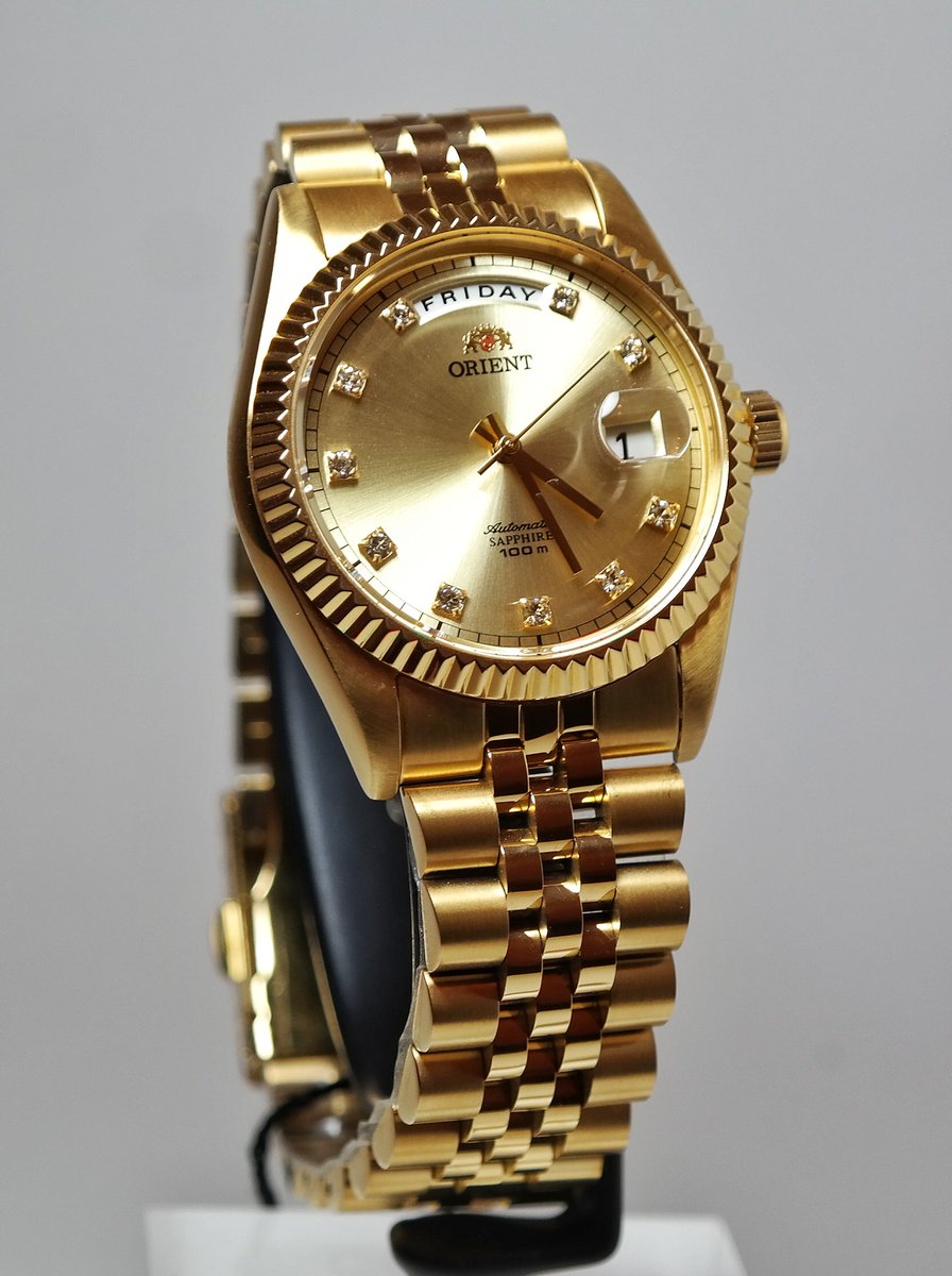 orient day date gold