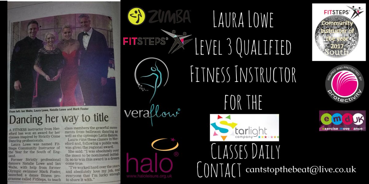 LauraAnne_FS's tweet photo. @MarchesHour #MarchesHour There are so many different #fitness #classes to improve your fitness, #mood, #stresslevels and to make you feel better. And they’re #fun! Contact me for details! #VeraFlow #FitSteps #Zumba #starlight #dance #friends #exercise #fomo #2018 #herefordshire https://t.co/htVWTVcc88