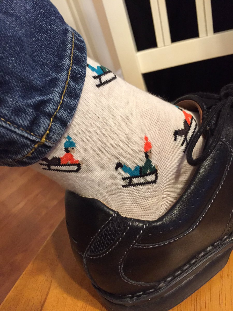 asicentral's tweet photo. Today's #sockgame brought to you by Mother Nature. #letsgosledding https://t.co/klLKT7Axdn