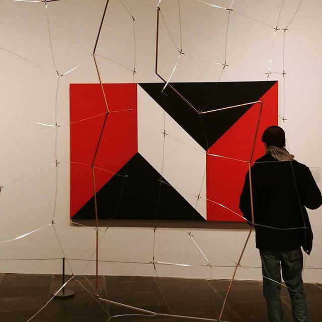 Art through art. Viewer viewing viewer viewing.