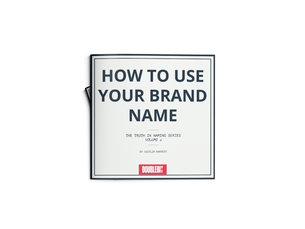 You've got a brand name—do you know how to make it work for you?
Download the book at doublebitnarrative.com/truth