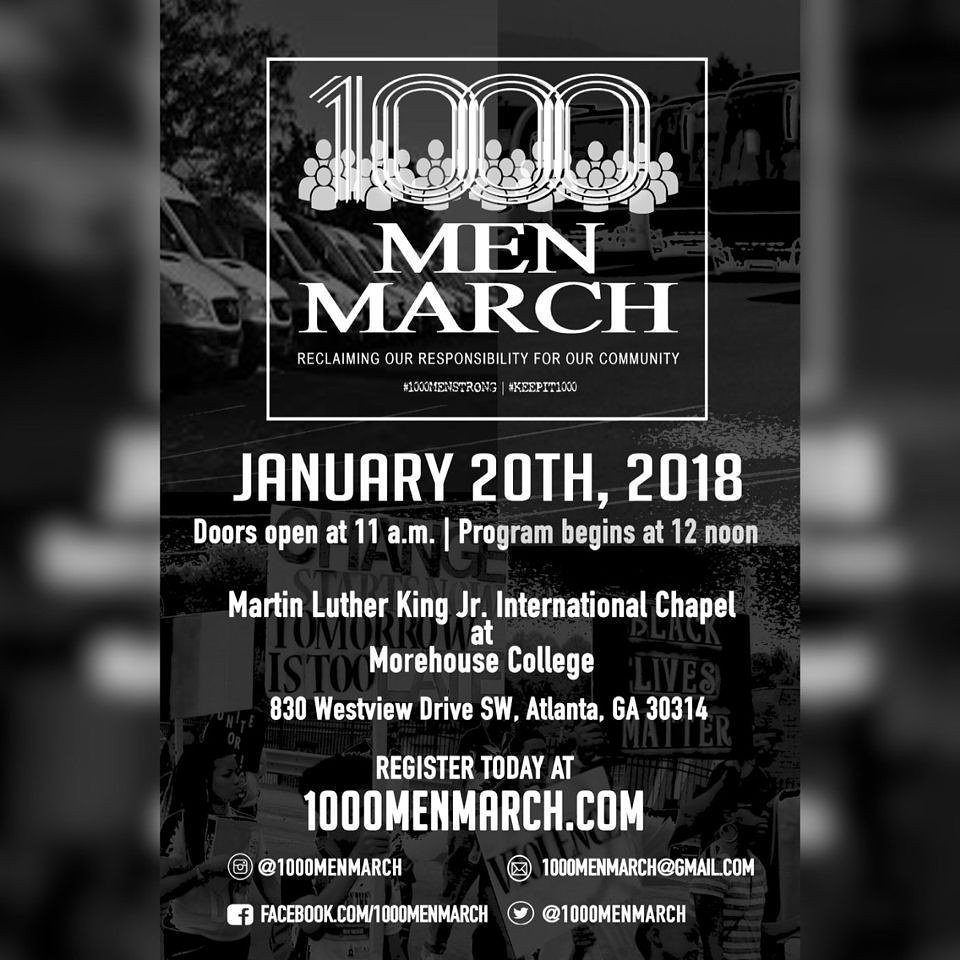NewEra_Atlanta's tweet photo. We will be building a nation,  where will you be? #1000MenMarch  @1000MenMarch https://t.co/HLhZZBzfq7