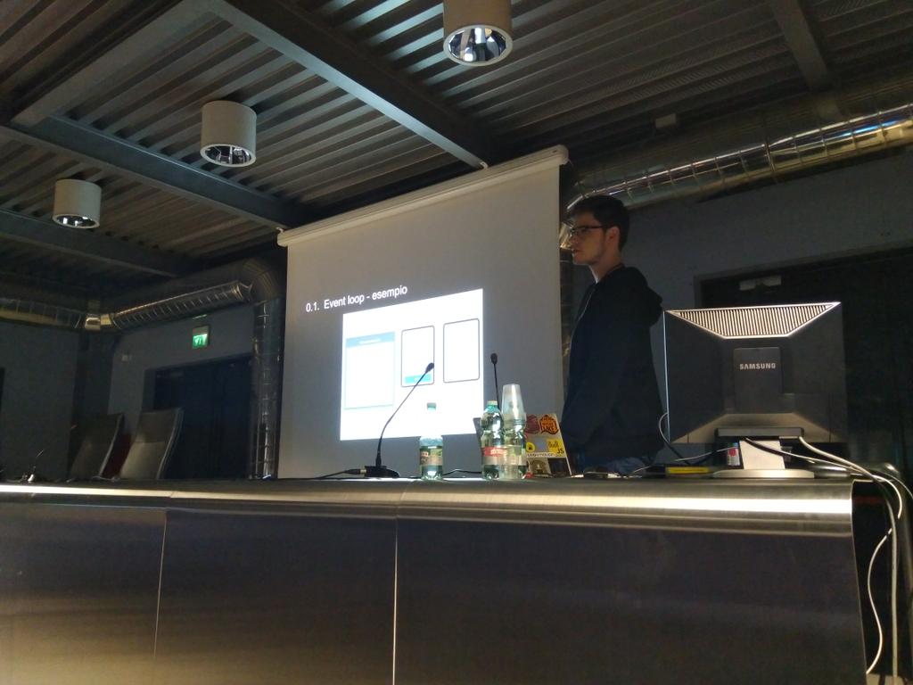 Ferrara_JS's tweet photo. Nicola Zambello ci parla di Asynchronous #javascript https://t.co/Kvc4NRFs6V