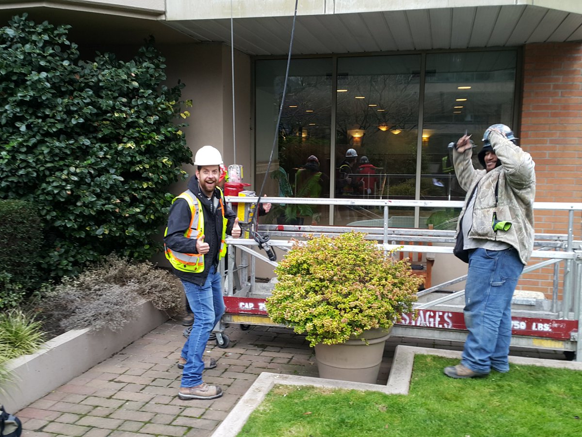 Brooks all in one piece after having fun doing some #swingstage training!