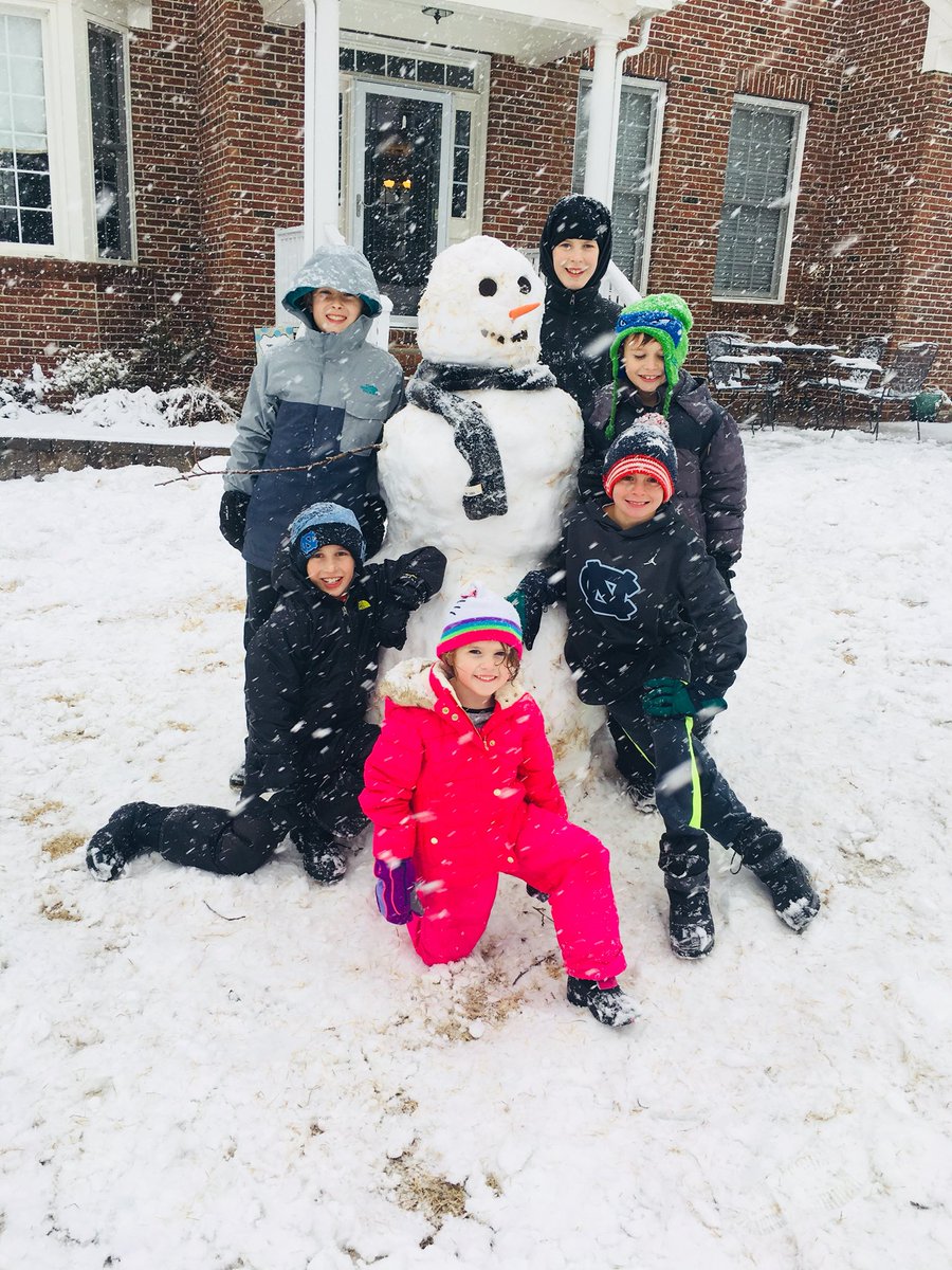 Team work makes the dream work. Best snow man and snow day ever!
<a href="/WCPSS/">Wake County Public School System</a> @BaucomAviators <a href="/townofapex/">Apex, NC</a>