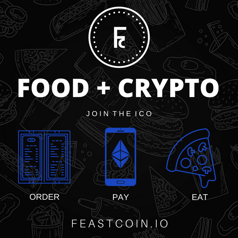 FeastCoin's tweet photo. Order take-out &amp; delivery using over 45 different cryptocurrencies. ICO now open. https://t.co/DrmoryAQz0 https://t.co/k3Cjkybj5F