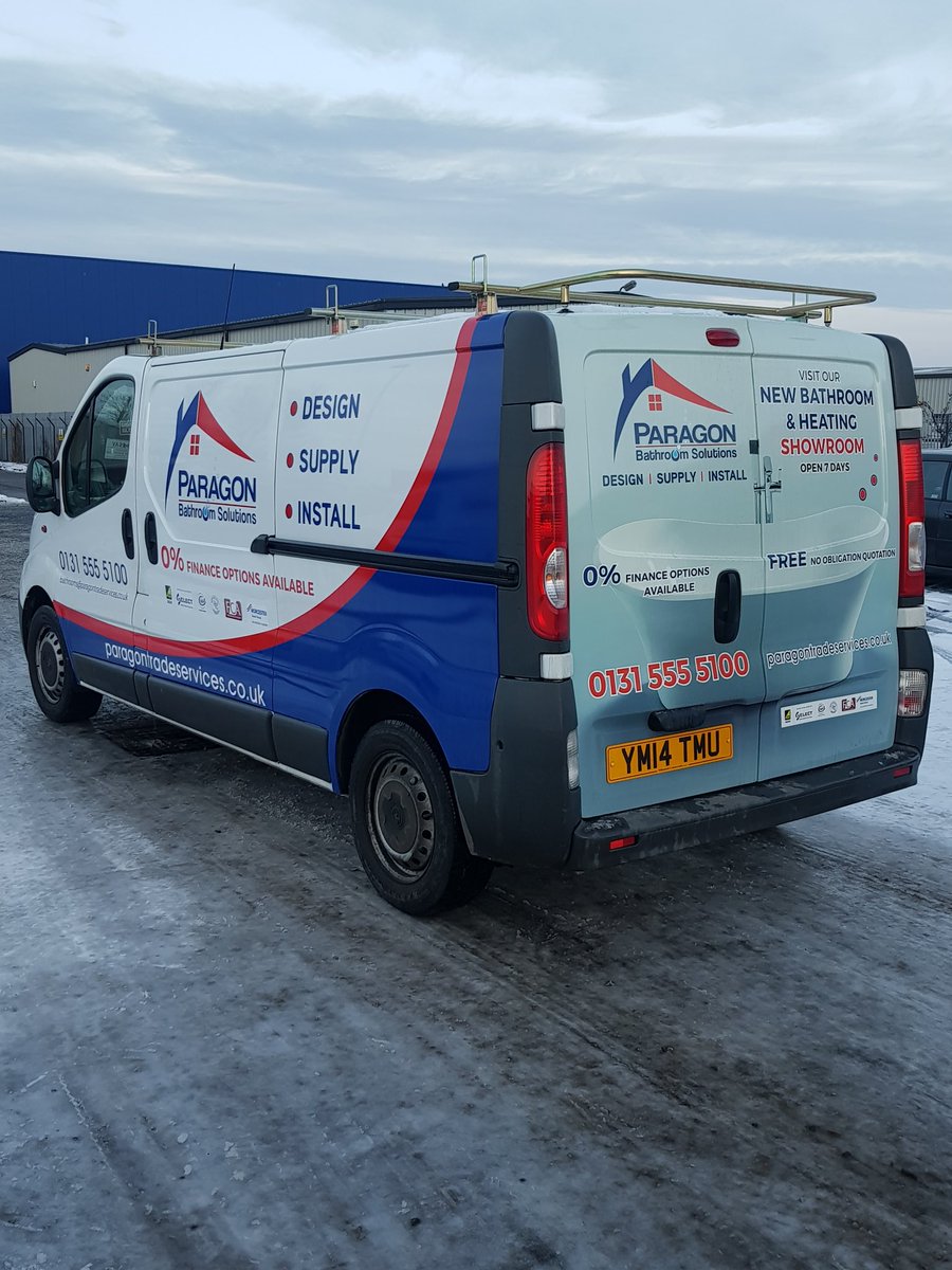 First van ready and on the road for paragon bathrooms