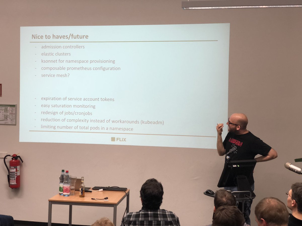 kubernetesBER's tweet image. Nice to have/features for the #Kubernetes set up as discussed by @SteffenHanikel from Flixbus - #BerlinK8S