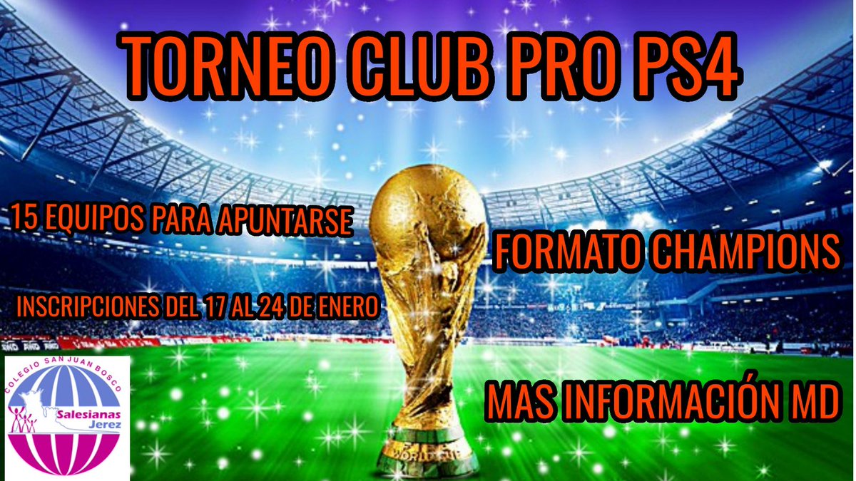 donbosco_cd's tweet photo. Torneo clubes pro ps4 interesados md!# https://t.co/Udd2av6dDi